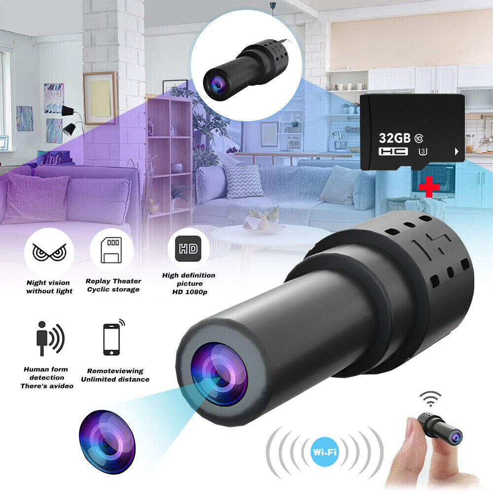 ny HD 1080P Mini Spy Camara De Seguridad WiFi Home Security Skjult videokamera kamera