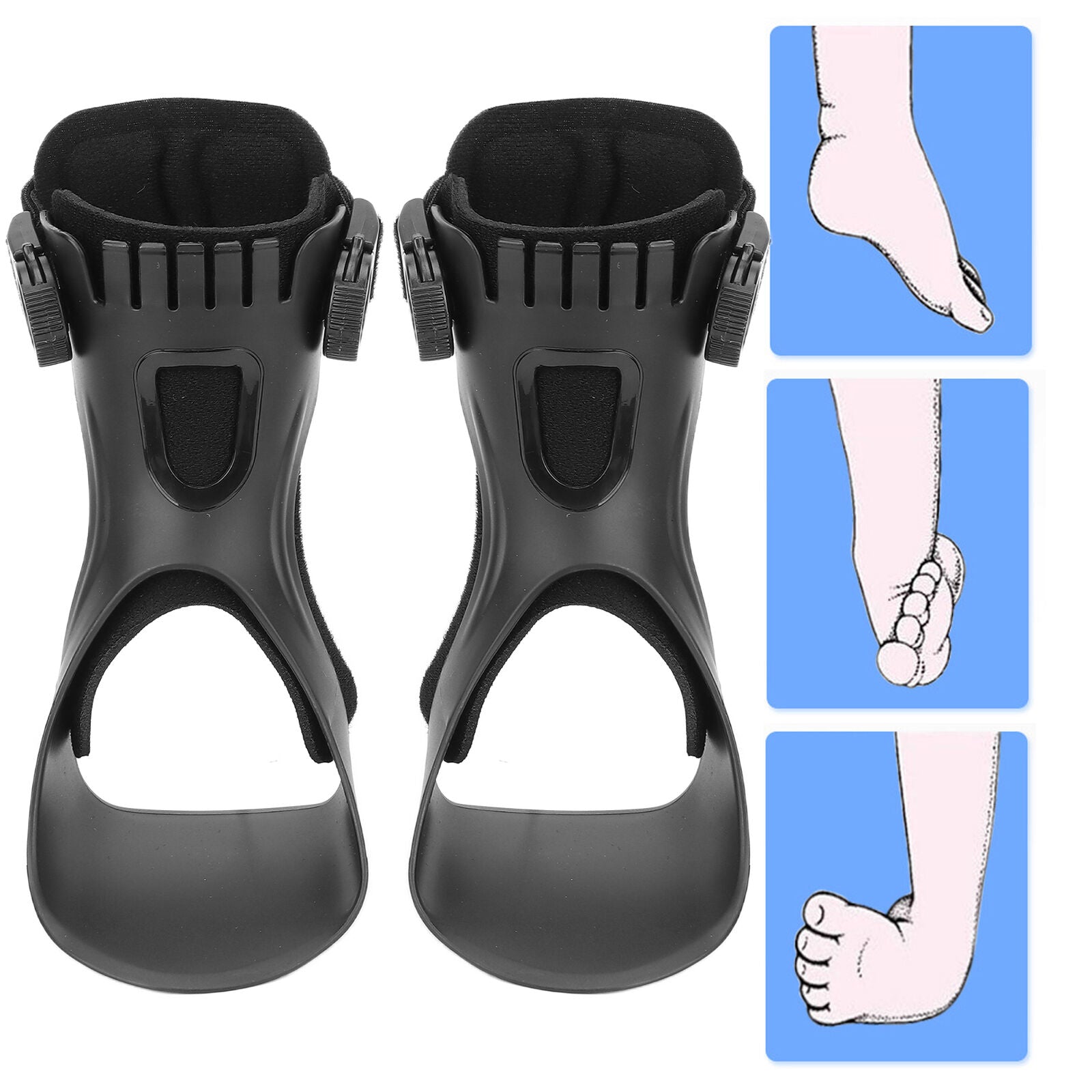 new Hemiplegia Stroke Drop Foot Ankle Brace Orthosis Inflatable   Feet Care koeek - KOEEK