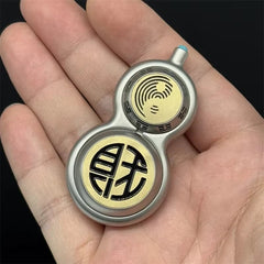 Multifunctional Gourd EDC Fidget Toys Fun Mechanical Ratchet Fidget Spinner Gift 07FC0E-D4 - KOEEK