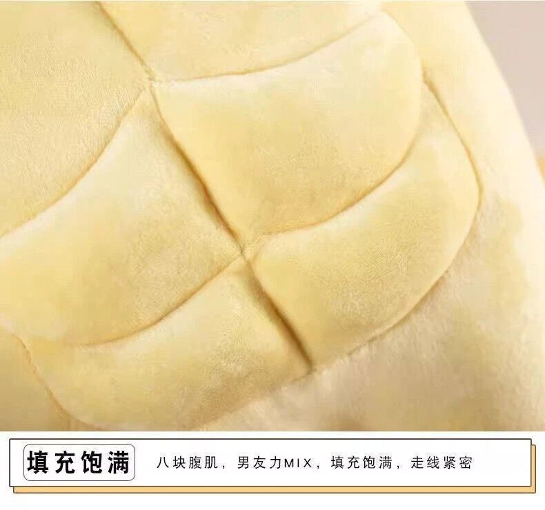 Funny Muscle Pom Pom Purin Plush Doll Cute Anime Cushion Pillow Soft Stuffed Toy 07FC0E-D4 - KOEEK