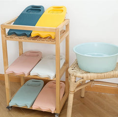 new Non-Slip Laundry Washing Board, Household Washboard, Hand Large, E-Light Blue 07FC0E-D4 - KOEEK
