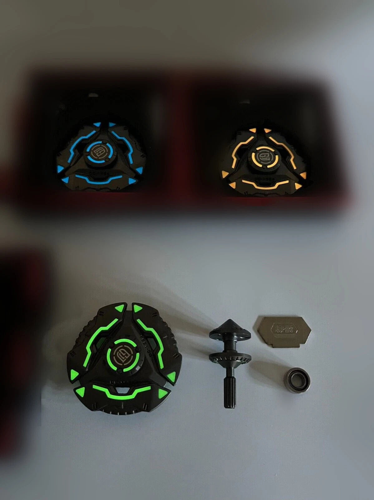 EDC Fidget Spinner Luminous Durable High Speed Silent Bearing Metal Stressrelief 07FC0E-D4 - KOEEK