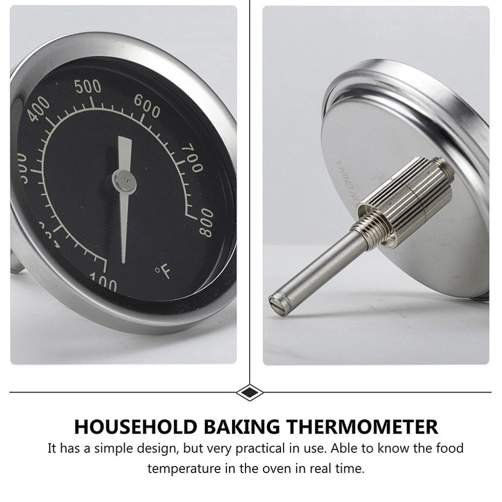Durable Bimetal Thermometer Stainless Steel Oven Cooking Dial Thermometer 07FC0E-D4 - KOEEK