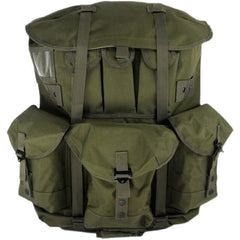 US ALICE Field Pack w/ Shoulder Straps Backpack Rucksack Medium LC1 OD Green 07FC0E-D4 - KOEEK
