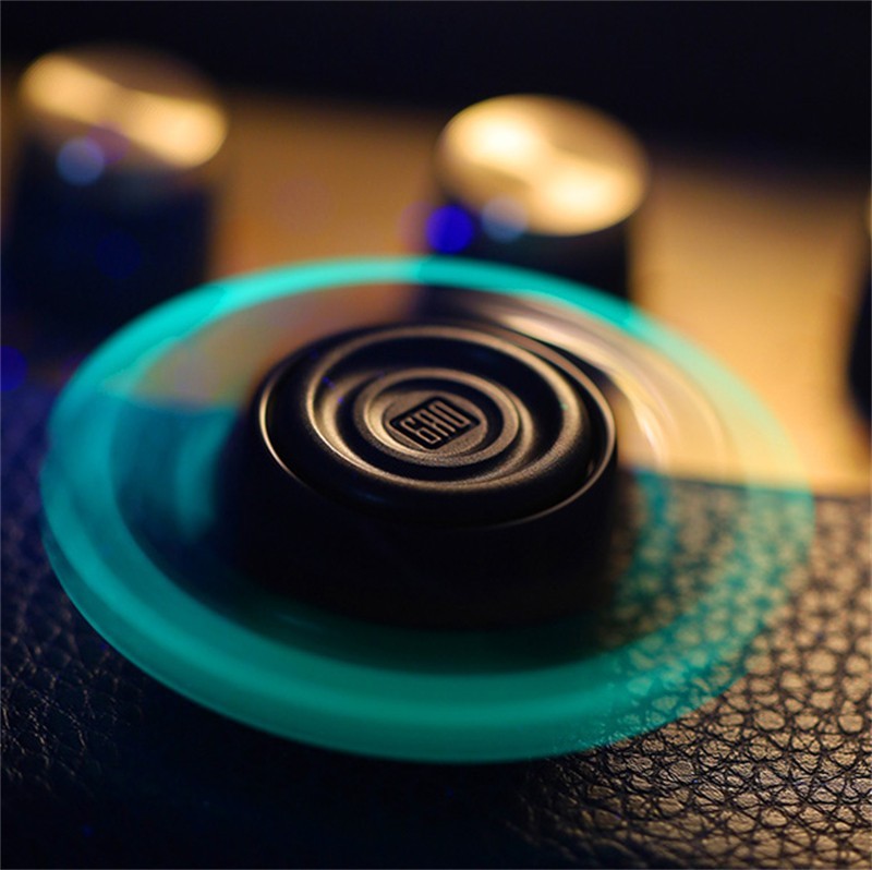 PC EDC Hand Spinner Magnetic Open Armor Two-Leaf Fidget Spinner Stress Relief 07FC0E-D4 - KOEEK