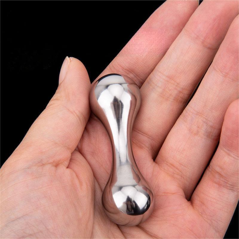 Titanium Zirconium Knuckle Fidget Toy Finger Knucklebone Skill Toy Begleri EDC 07FC0E-D4 - KOEEK