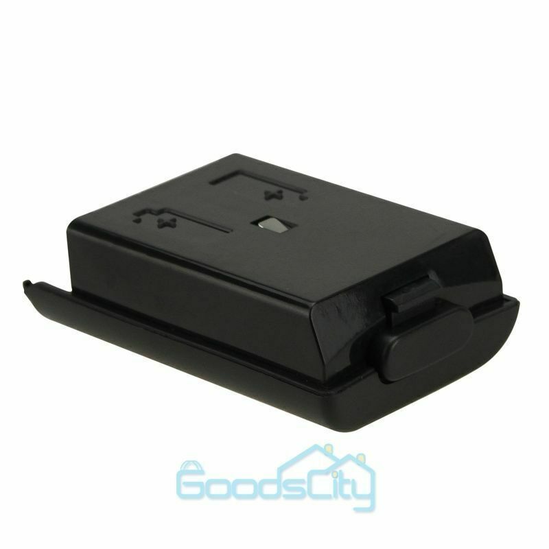 nytt Lot AA Batteri Bakdeksel Case Shell Pack For Xbox 360 Wireless Controller Black