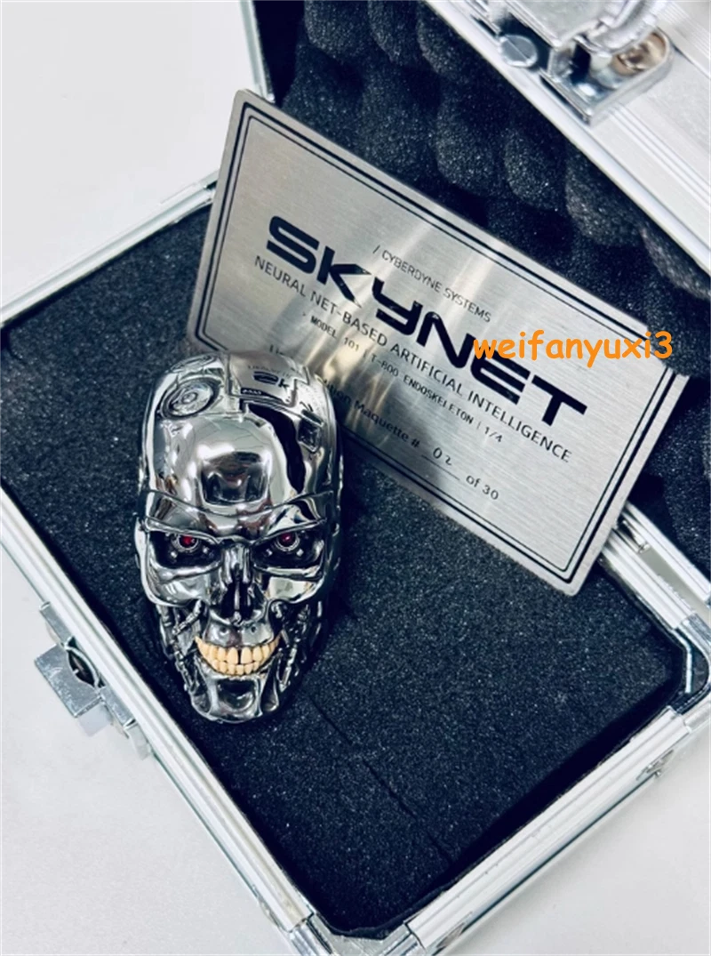 STOCK! Terminator T2 T800 ENDOSKELETON 1/4 Scale Figure Skull Model LED Eyes 07FC0E-D4 - KOEEK