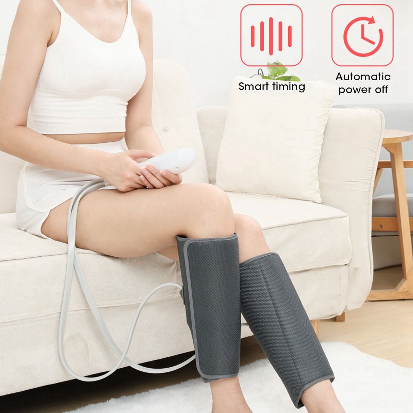 new Massager 3 Strength Air Compression Knee TLower Massage Machine (EU Plug ) HGF koeek - KOEEK