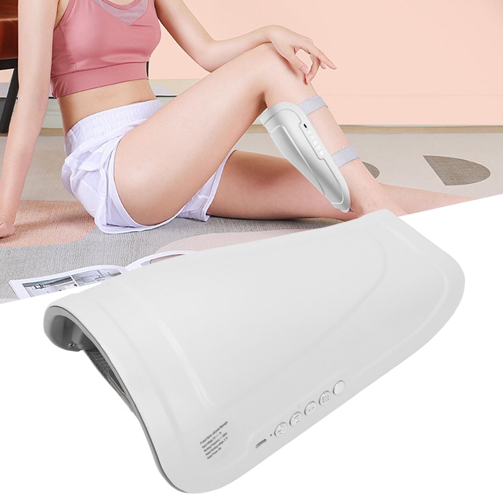 new Calf Massager Relieves Stiffness Reduce Fat Calf Massage Device(White ) HGF koeek - KOEEK