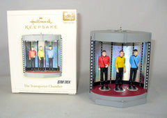2006 HALLMARK KEEPSAKE CHRISTMAS ORNAMENT STAR TREK THE TRANSPORTER CHAMBER MAGI HALLMARK - KOEEK