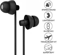 new Sleep Soundproof Earbuds Headphones, Noise Isolating Soft for Black 07FC0E-D4 - KOEEK