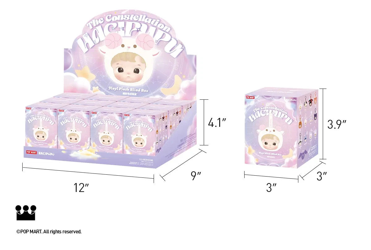 Authentic Hacipupu The Constellation Series Vinyl Plush Confirmed Box Figure Toy 07FC0E-D4 - KOEEK