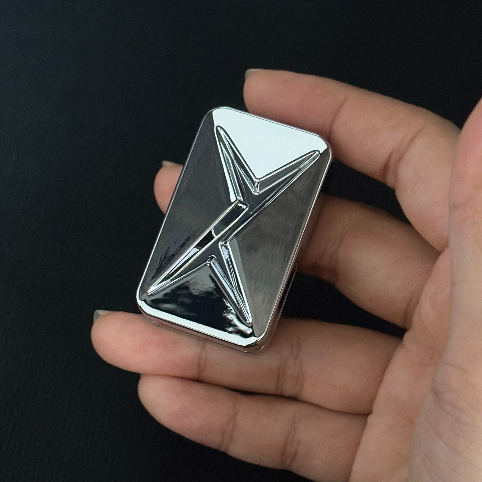 Trackless Fidget Slider Metal EDC Push Card Stress Relief ADHD Office Toys Gifts 07FC0E-D4 - KOEEK