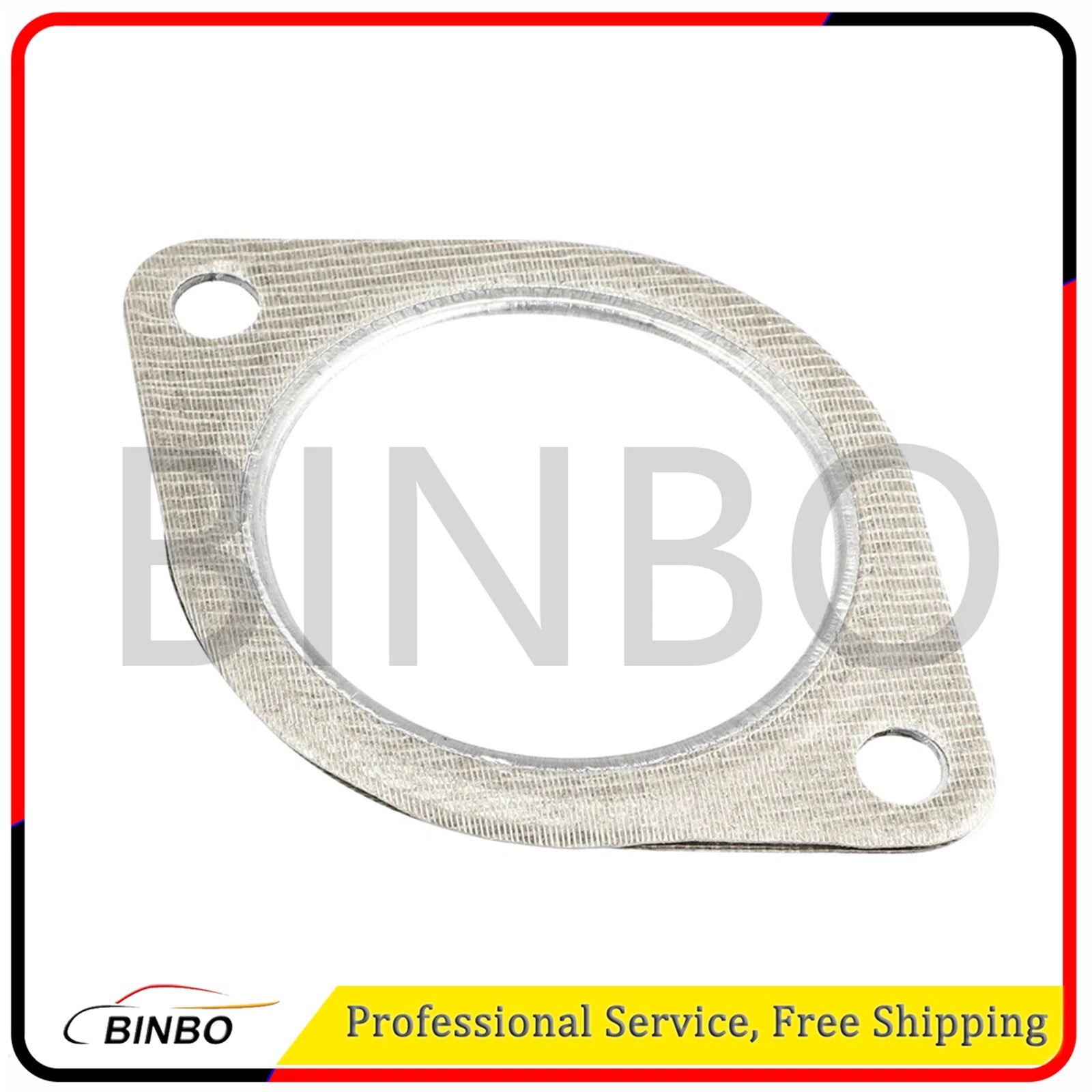 Pack of 2 for BMW E60 E82 E90 Car Exhaust Pipe Flange Gasket Seal 18307553603 07FC0E-D4 - KOEEK
