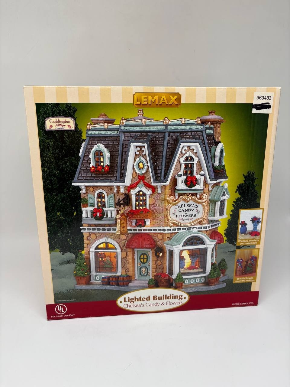 Lemax Christmas Village 2005 Chelsea's Candy and Flower Shop Lighted in box LEMAX - KOEEK