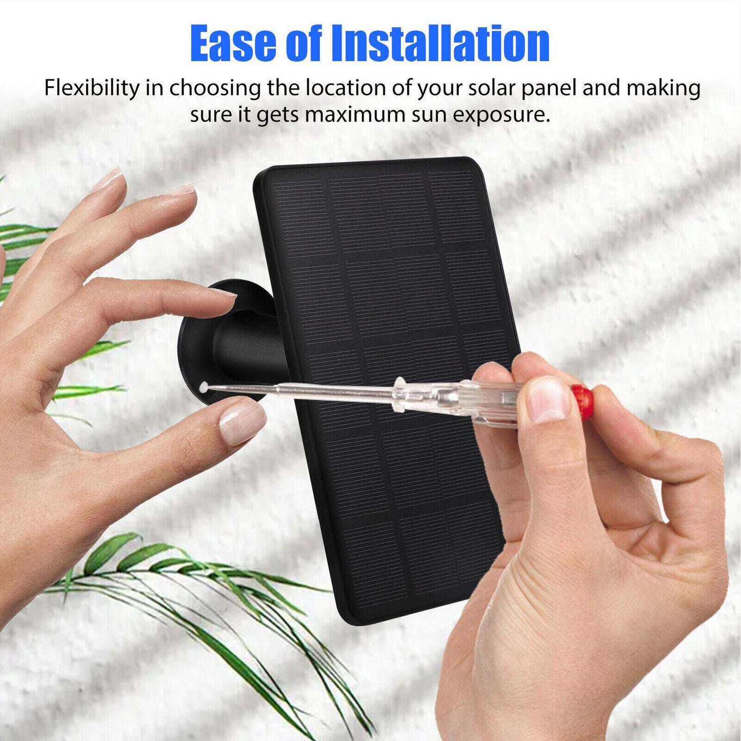 new Solar Panel Solar Cell Outdoor Waterproof 3W 5V Charger 360° Mounting Bracket koeek - KOEEK