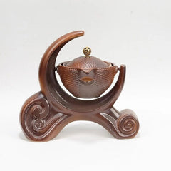 Lazy Man Tea Set Ceramic Teapot Semi Automatic Tea Making Kung Fu Tea Ceremony 07FC0E-D4 - KOEEK