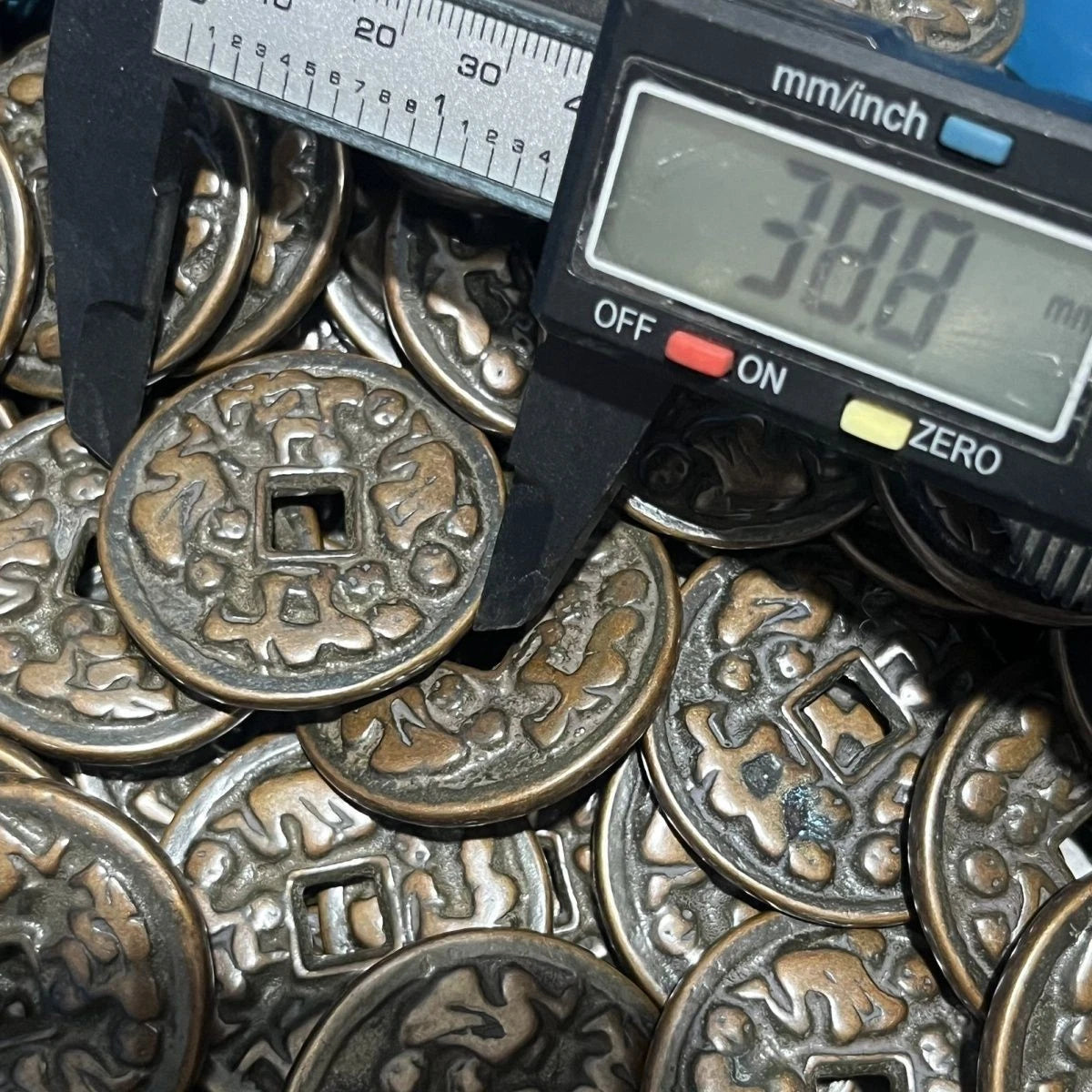 38mm China Old Pure Copper Coin Sex Position Pendant Amulet Coin Art Collection 07FC0E-D4 - KOEEK