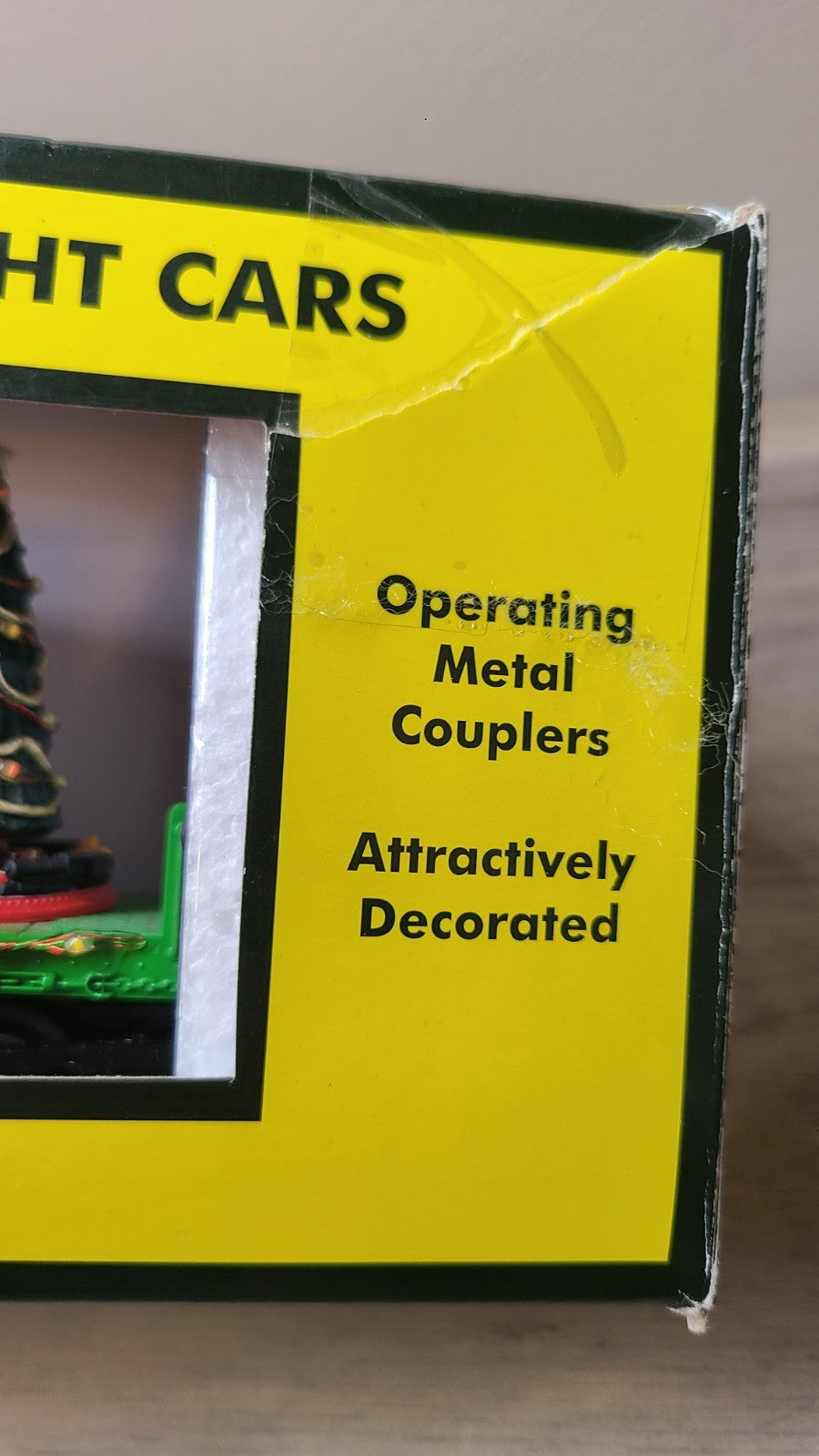 MTH O Scale Flat Car With Lighted Christmas Tree Trees, Green 30-76733 MTH - KOEEK