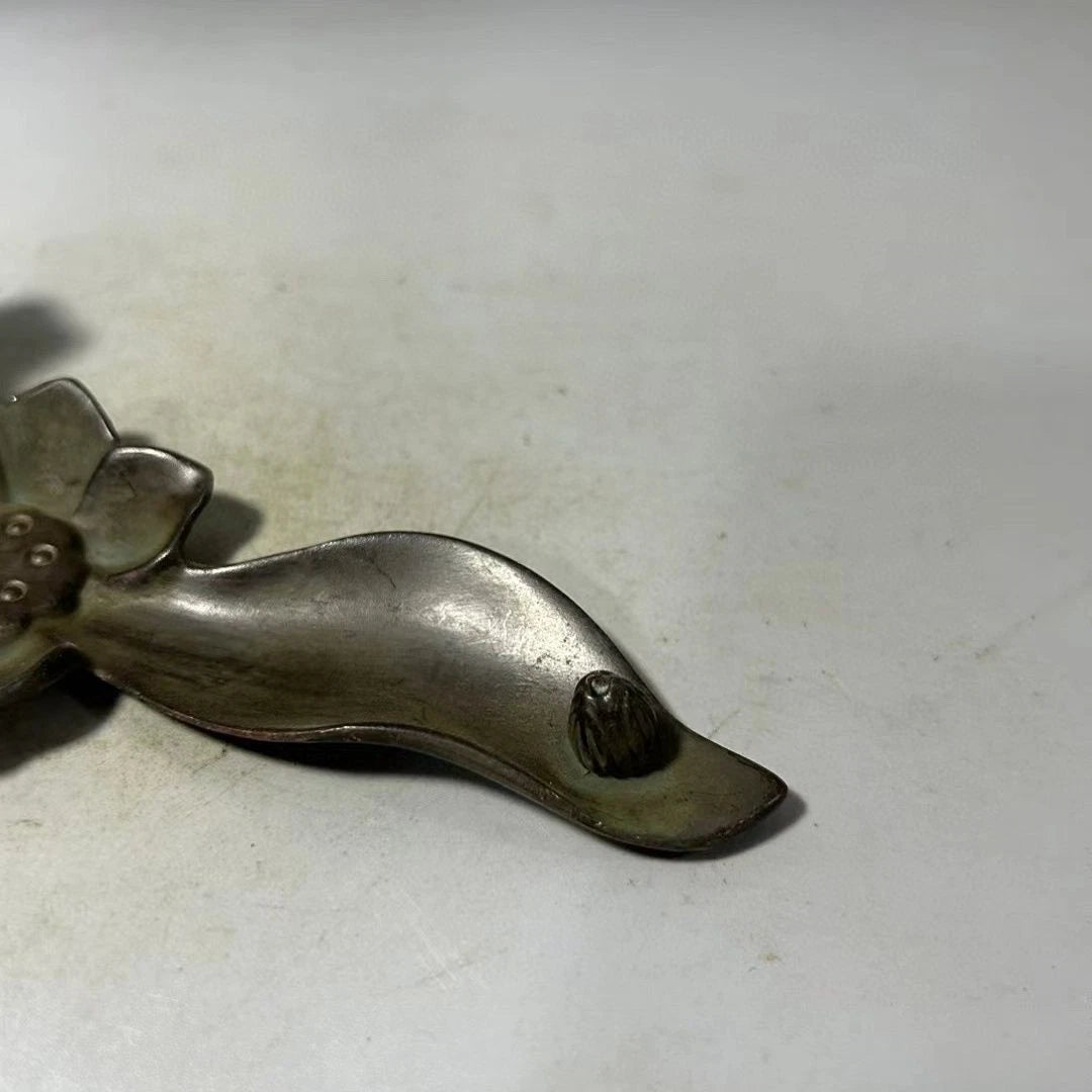Antique Patina Lotus Backflow Incense Burner Creative Aromatherapy Base Decor 07FC0E-D4 - KOEEK