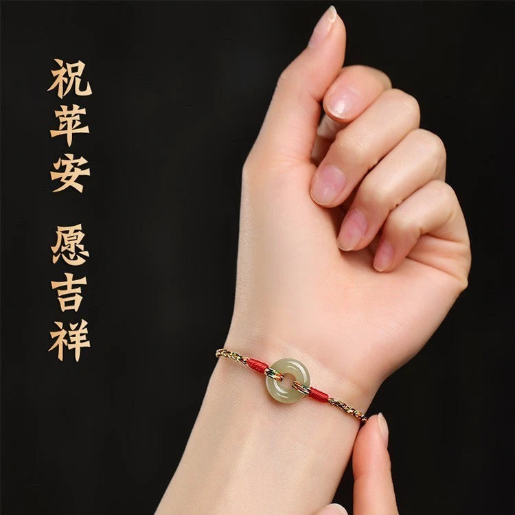 Dragon Boat Festival Five Color Red Cord Bracelet Handmade Peace Charm Woven 07FC0E-D4 - KOEEK