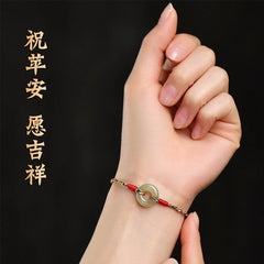 Dragon Boat Festival Five Color Red Cord Bracelet Handmade Peace Charm Woven 07FC0E-D4 - KOEEK