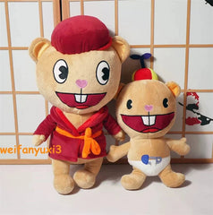 15'' Happy Tree Friends Pop&Cub cute Doll Plush Stuffed Toys Xmas Gift 2PCS 07FC0E-D4 - KOEEK
