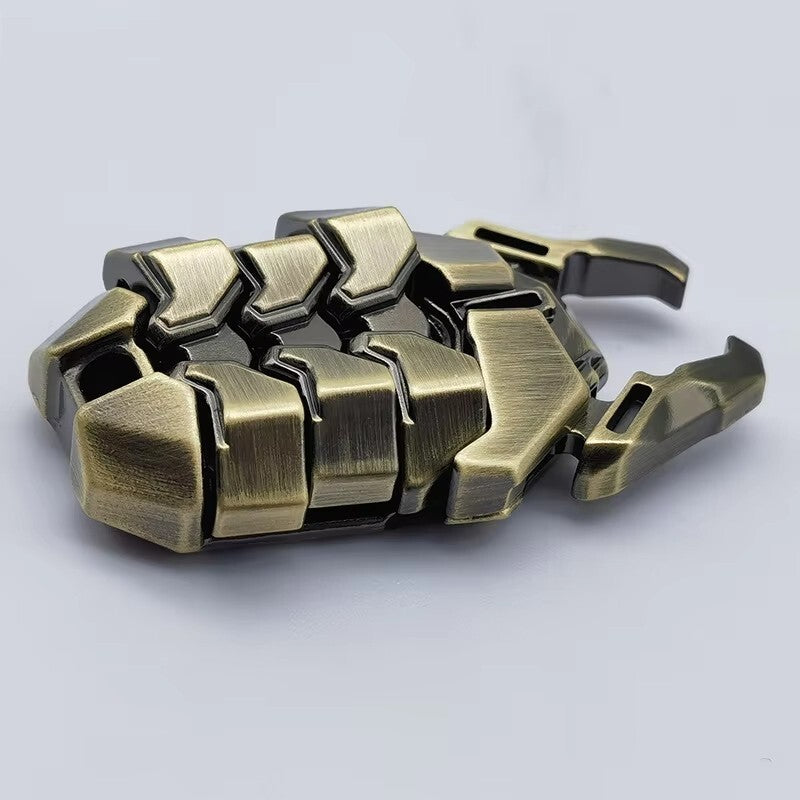 Retro Scarab EDC Fidget Toy Creative Zinc Alloy Push Fidget Slider Gift 07FC0E-D4 - KOEEK