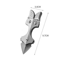 Titanium Alloy Multi-tool Toys EDC Pry Bar With Sheath Outdoor Camping Gear Gift 07FC0E-D4 - KOEEK