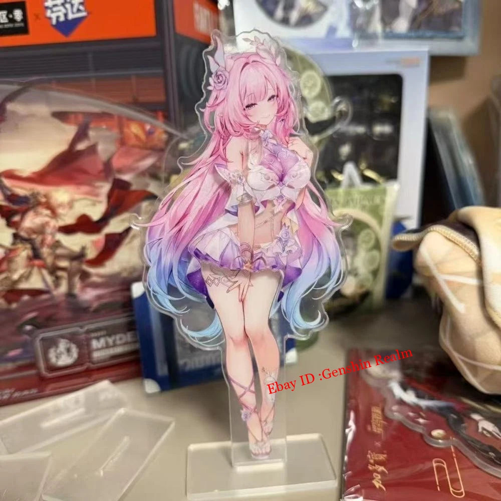 2Pcs/Set Honkai: Star Rail Cyrene Removable Acrylic Desktop Stand Collection 07FC0E-D4 - KOEEK
