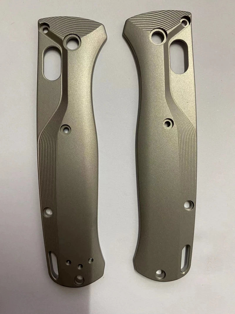 1 Pair Titanium Alloy Grip Handle Scales for Benchmade Bugout 535 Knives 07FC0E-D4 - KOEEK