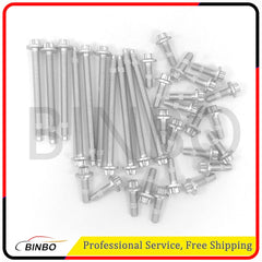For BMW E80 E88 E90 E91 E92 F23 F80 F61 X4 X5 X6 Z4 Oil Pan Bolt Set 11132210959 07FC0E-D4 - KOEEK