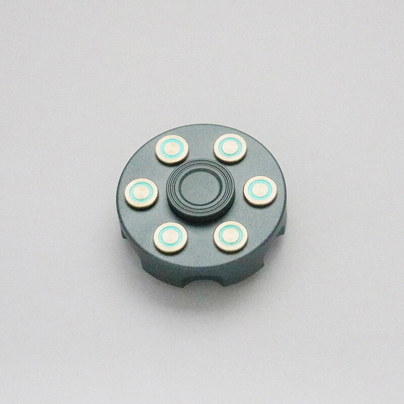 Revolver Clip Luminous Fidget Spinner EDC Metal Hand Spinner Adult Fidget Toys 07FC0E-D4 - KOEEK