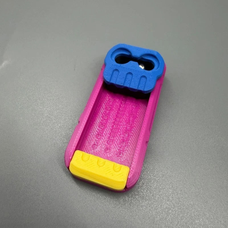 EDC Fidget Slider Minimalist 3D Plastic Mechanical 2-in-1 Fidget Toys Gift 07FC0E-D4 - KOEEK