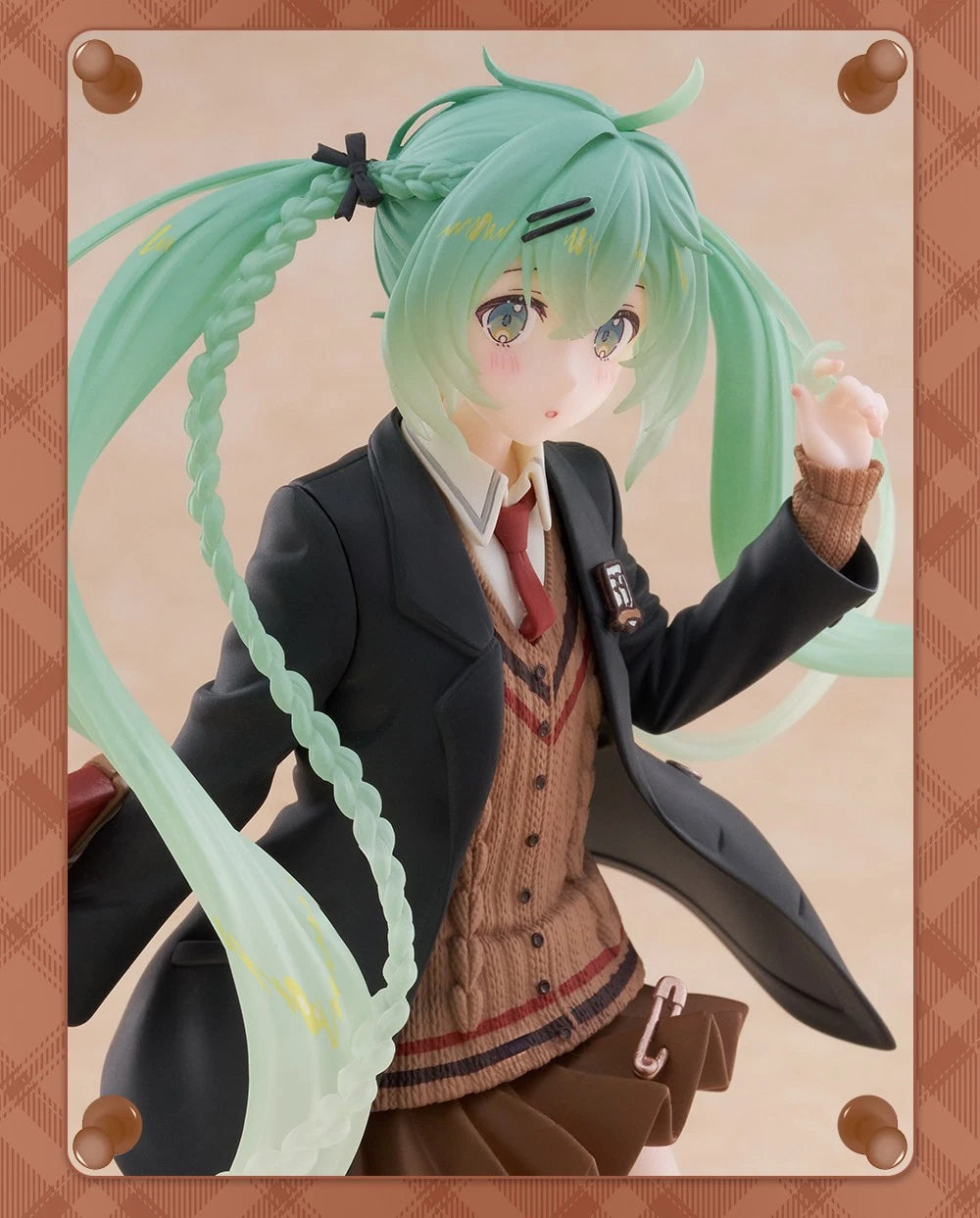 Taito Hatsune Miku Fashion School Uniform Ver. 18cm PVC Anime Figure Collectible 07FC0E-D4 - KOEEK