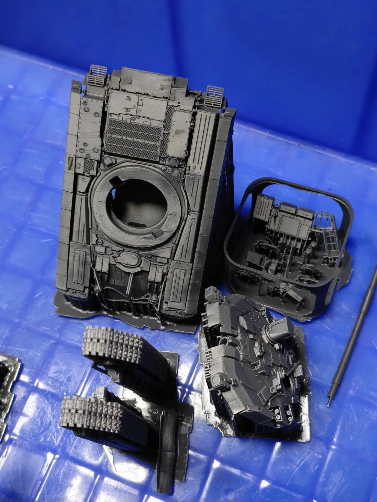 3D Printed 1/72/87/144 Ukraine T-84 Bastion Main Battle Tank Unpainted Model Kit 07FC0E-D4 - KOEEK