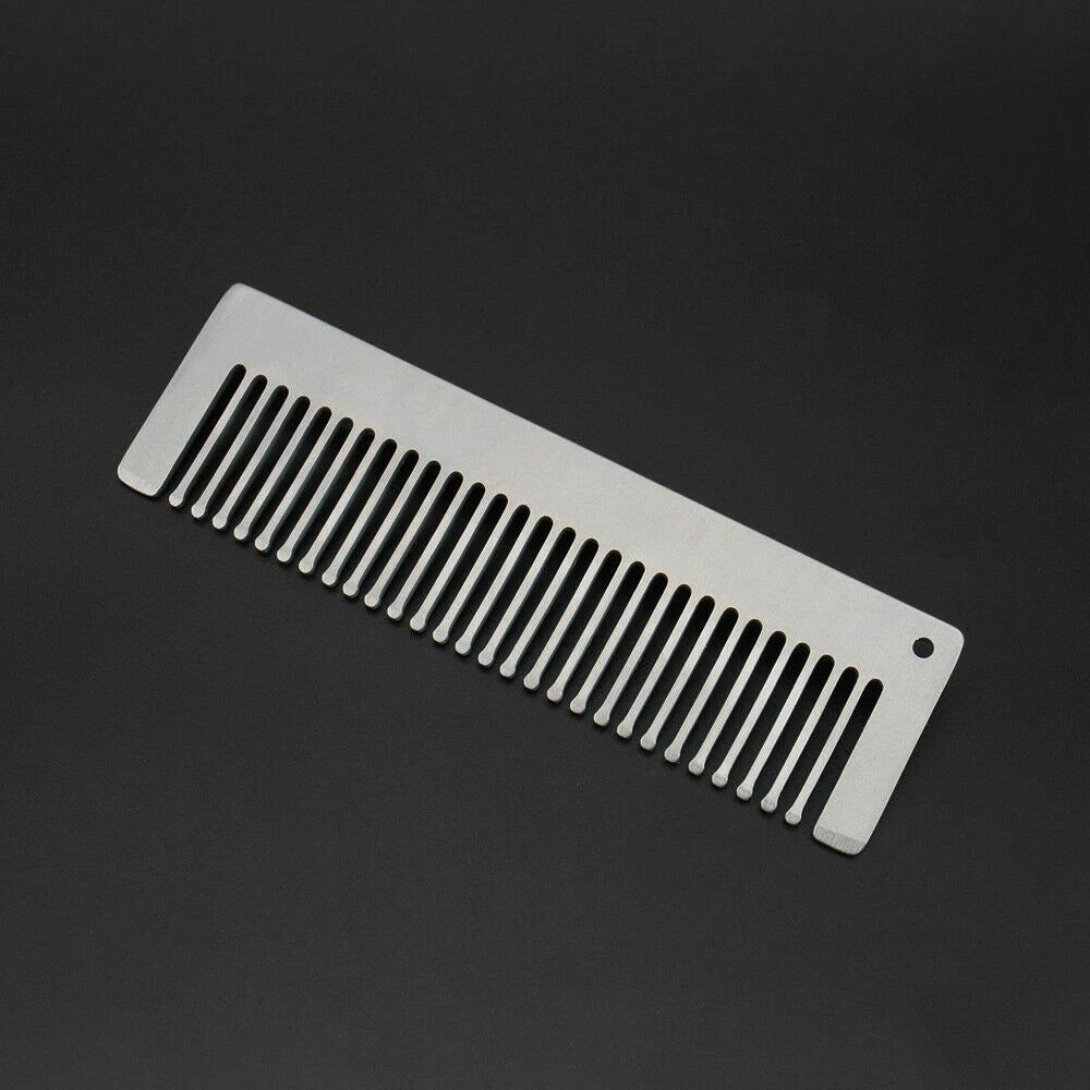 Titanium Antistatic Keychain Comb Unique Fashion Pocket Comb Health Hair CombEDC EDC - KOEEK