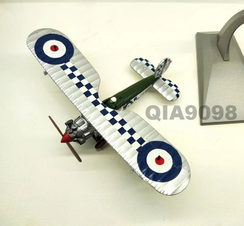 1/72 Scale WWI UK Air Force Bristol Bulldog Aircraft Metal + Plastic Model 07FC0E-D4 - KOEEK