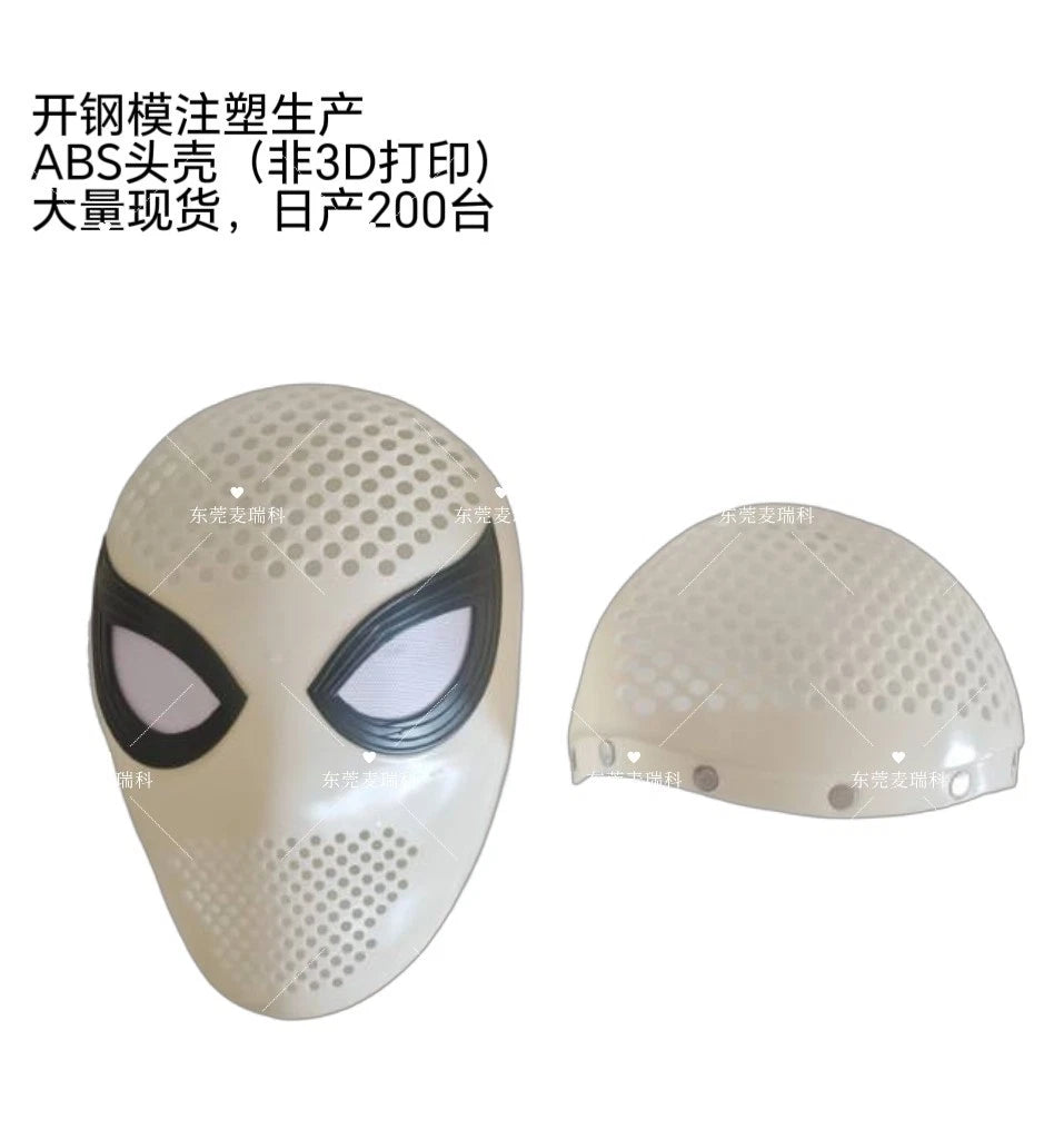 Spider-Man 4   Day Mask w/ Straps Headgear Faceshell Eyes Cosplay Props 07FC0E-D4 - KOEEK