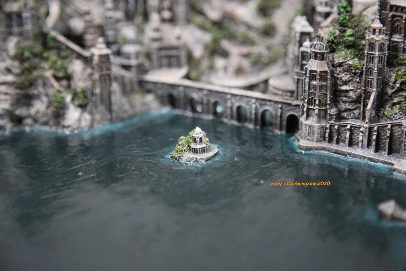 The Lord of the Rings The Hobbit Grey Havens Scene Display Resin Statue Model 07FC0E-D4 - KOEEK