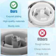 new DC97-18058C Washer Dryer Control Knob Compatible with Samsung silver 07FC0E-D4 - KOEEK