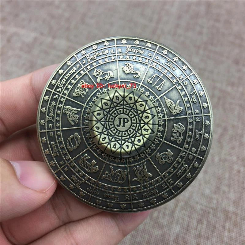 Autism Fidget Spinner Hand Spinner 12 Zodiac Metal Stress Relief ADHD Toys Gifts 07FC0E-D4 - KOEEK