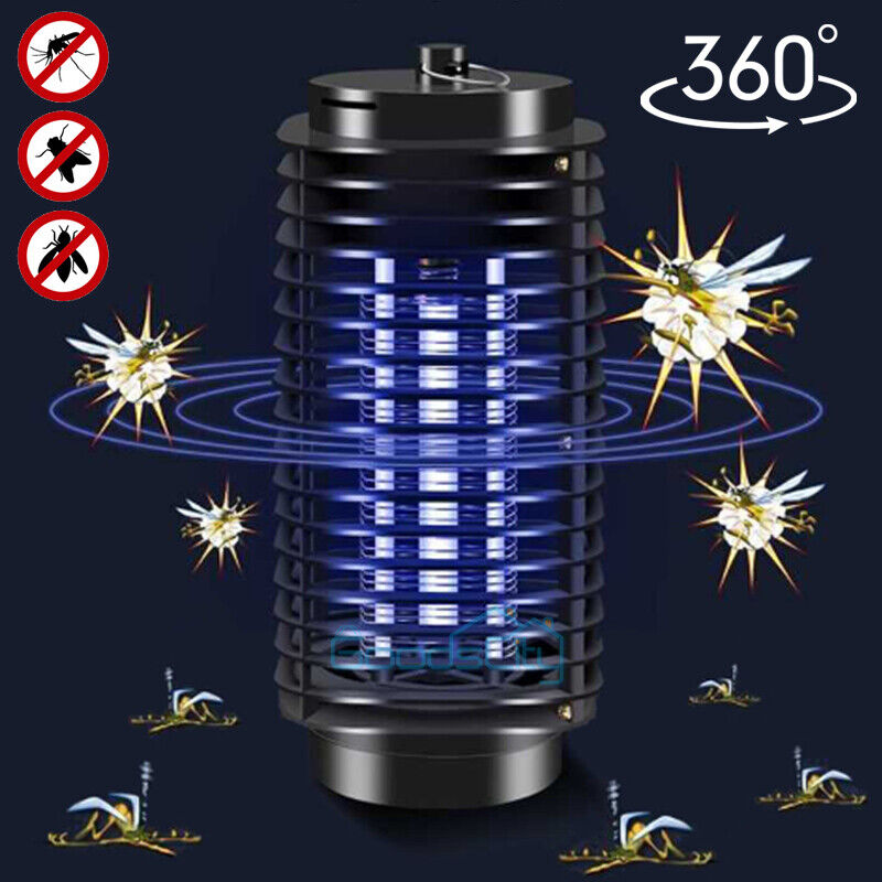 ny Mosquitos Exterminador Insectos Electrico Mata Lampara Moscas Trampa UV