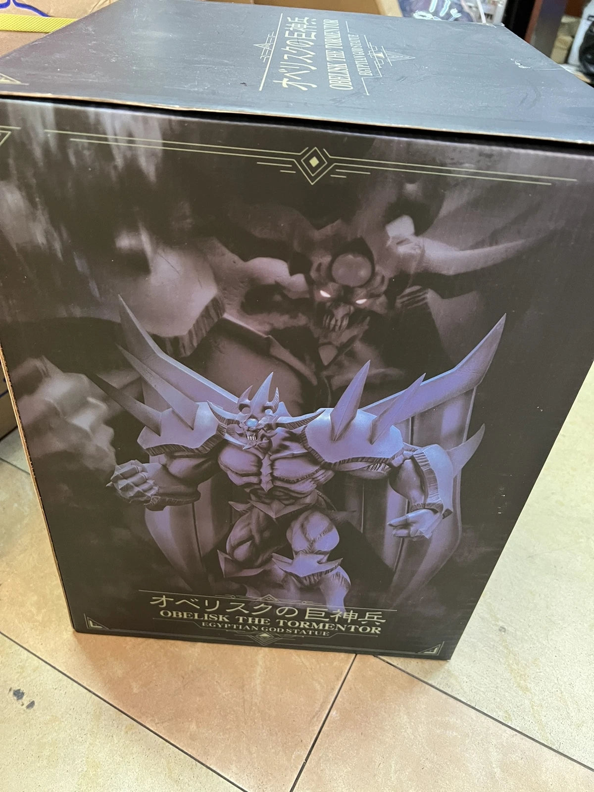 Yu-Gi-Oh! OBELISK THE TORMENTOR Figure Card Of God Statue Model Collectible 35cm 07FC0E-D4 - KOEEK