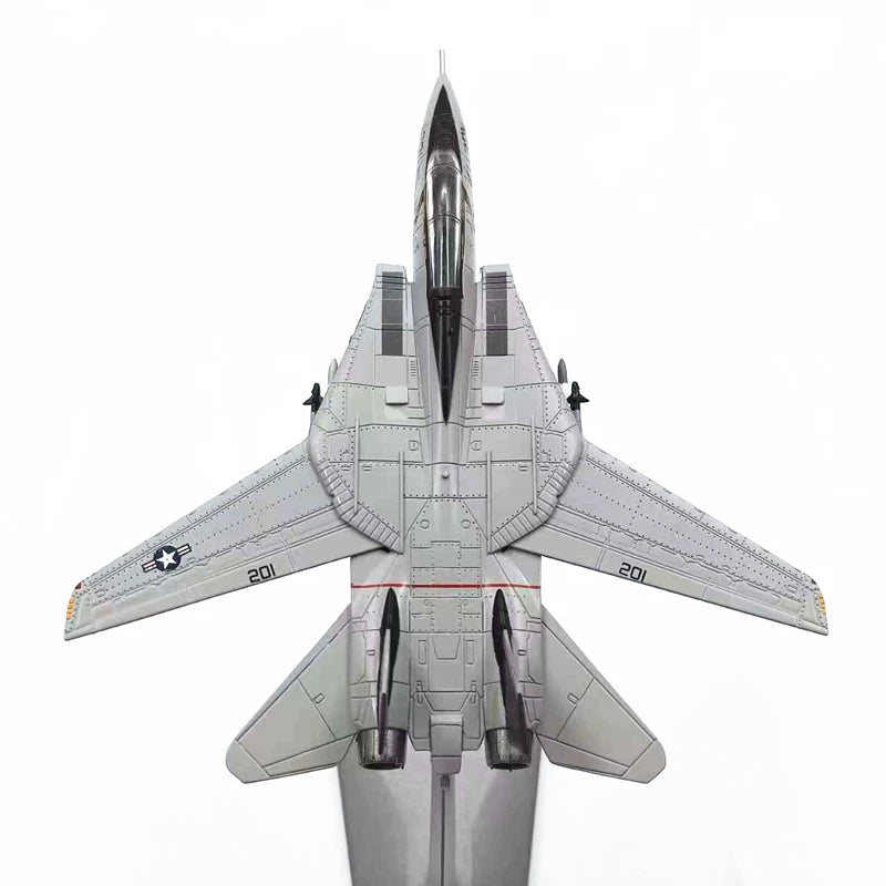 AF1 1/144 F-14A TOMCAT U.S.NAVY VF-84 JOLLY ROGERS AJ201 1978 Diecast 07FC0E-D4 - KOEEK