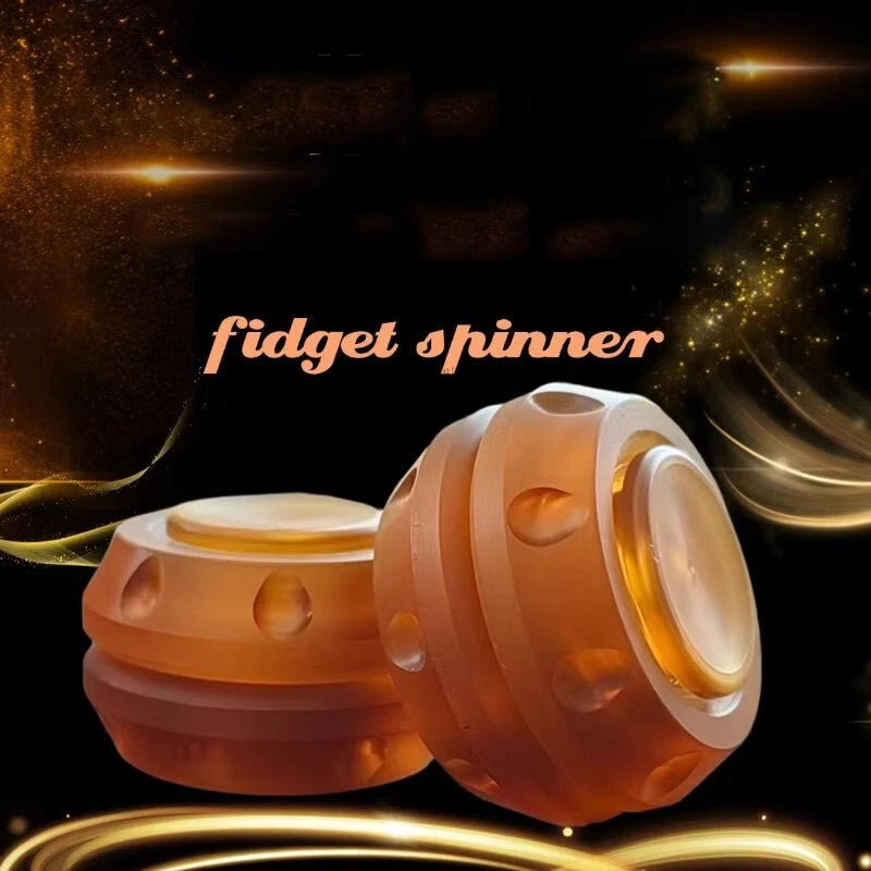 PEI Acrylic Cheese Ring Metal Slider Haptic Mode Relaxing Toys Metal Fidget Toys 07FC0E-D4 - KOEEK