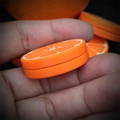 Creative Orange Fidget Coin 3D Plastic EDC Fidget Toy Stylish Novel Ratchet Coin 07FC0E-D4 - KOEEK