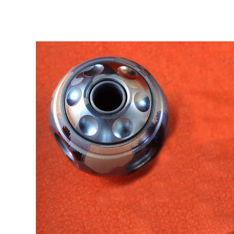 Titanium Spinning Top Toy EDC Knife Lanyard Bead DIY Necklace Bracelet Pendant 07FC0E-D4 - KOEEK