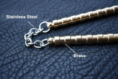 Brass Begleri Fidget Nunchakus Finger Piece Exercise Paracord Worry Bead Toys 07FC0E-D4 - KOEEK